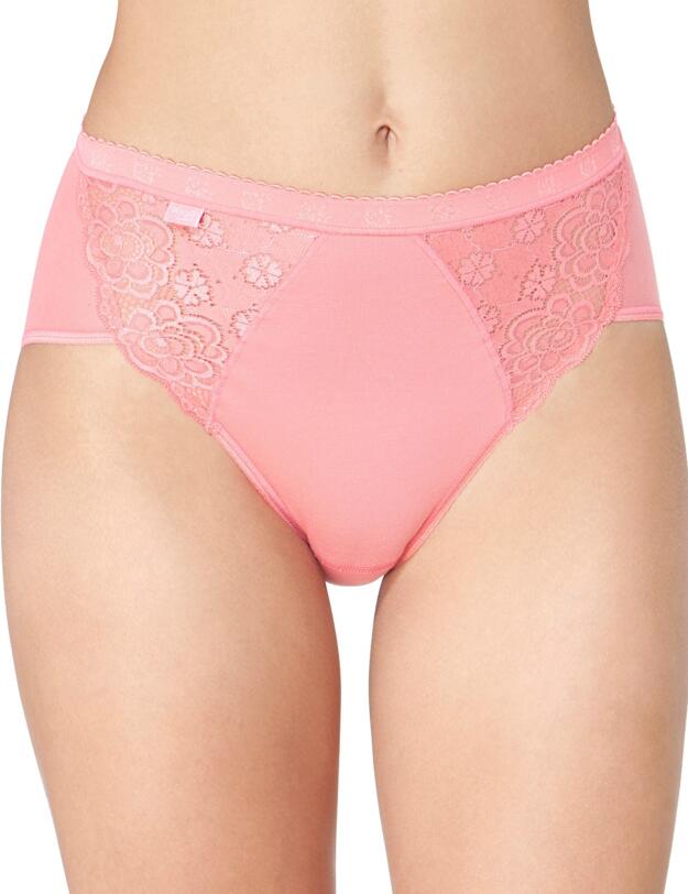 10160725 Sloggi Chic Midi Brief 4 Pack - 10160725 Orange/Light Combination