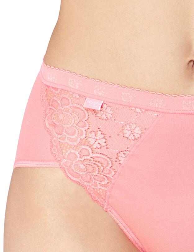 10160725 Sloggi Chic Midi Brief 4 Pack - 10160725 Orange/Light Combination
