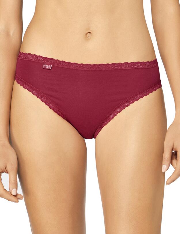 10194073 Sloggi Weekend Hipster Xmas 3 Pack Brief - 10194073 Red/Dark Combination