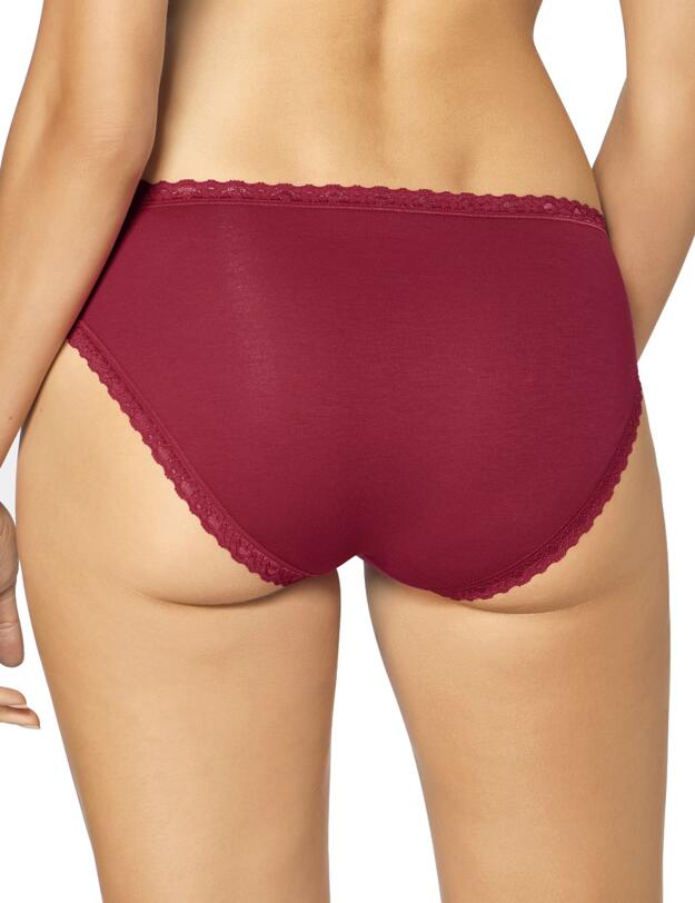 10194073 Sloggi Weekend Hipster Xmas 3 Pack Brief - 10194073 Red/Dark Combination