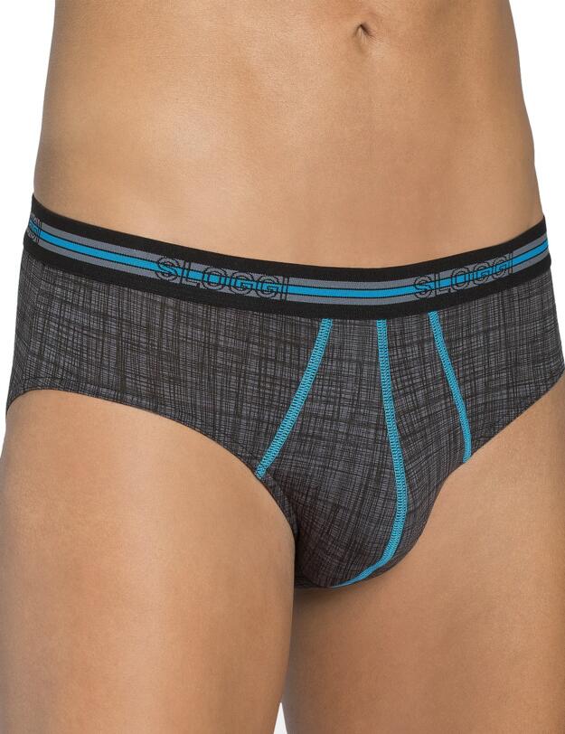 10126359 Sloggi Men Match Midi 2 Pack Brief - 10126359 Multicolour