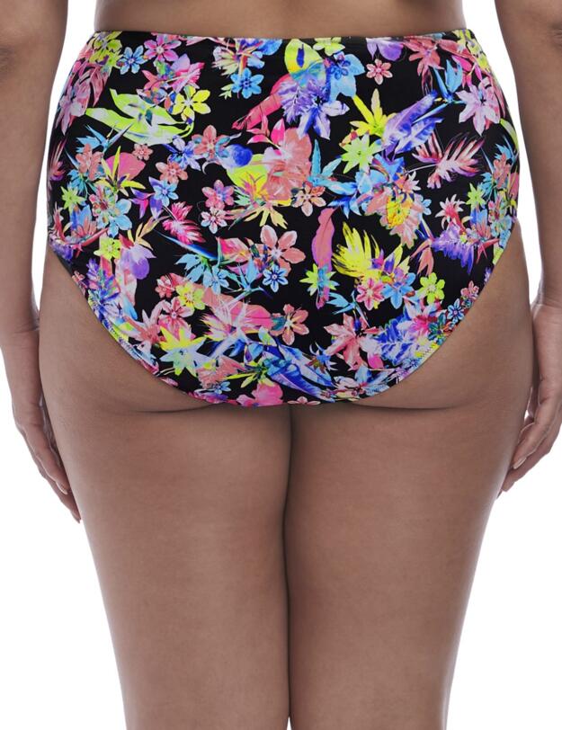 7175 Elomi Electroflower Classic Bikini Brief - 7175 Black