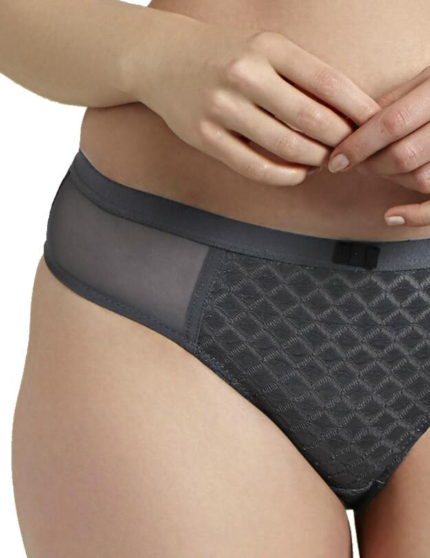 9662 Cleo by Panache Spencer Brazilian Brief - 9662 Grey