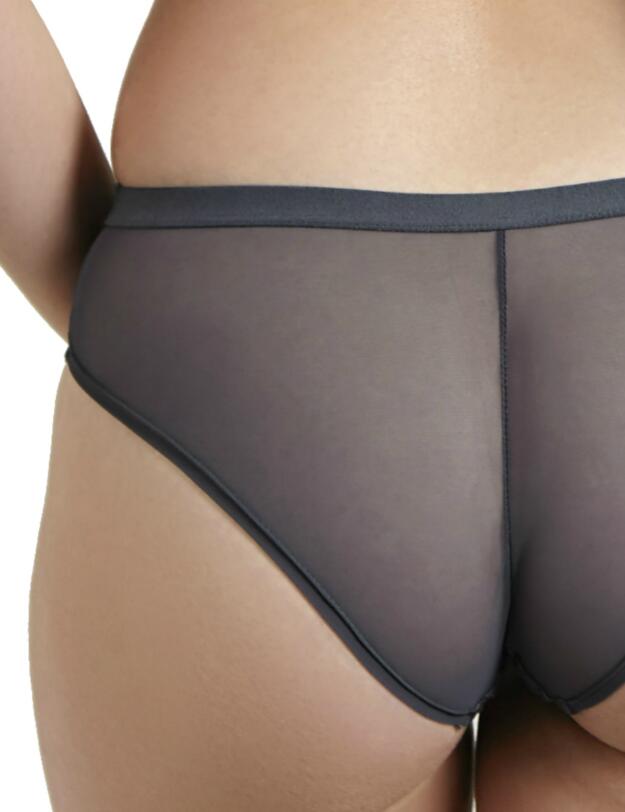 9662 Cleo by Panache Spencer Brazilian Brief - 9662 Grey
