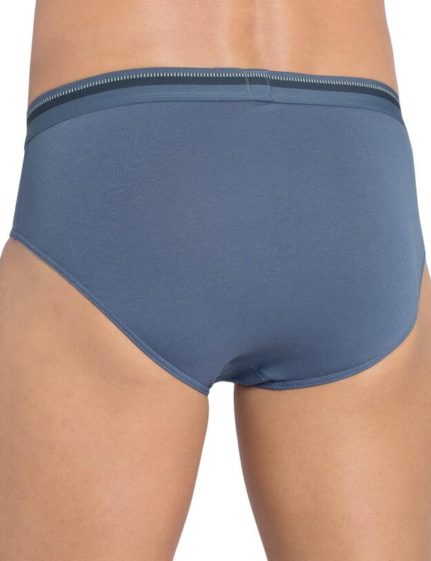 10147412 Sloggi Men Urban Midi Brief 3 Pack - 10147412 Grey Combination