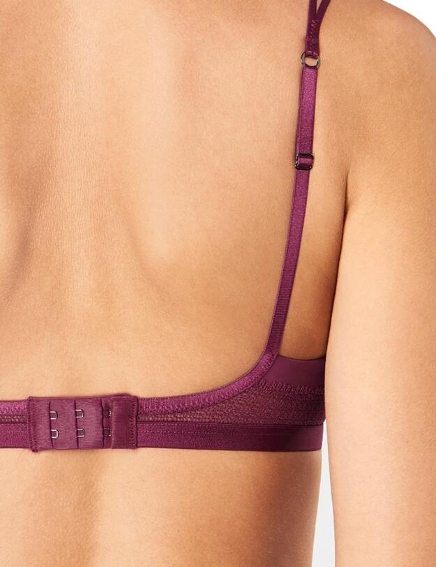 10186018 Sloggi S Silhouette Underwired Padded Bra - 10186018 Bordeaux