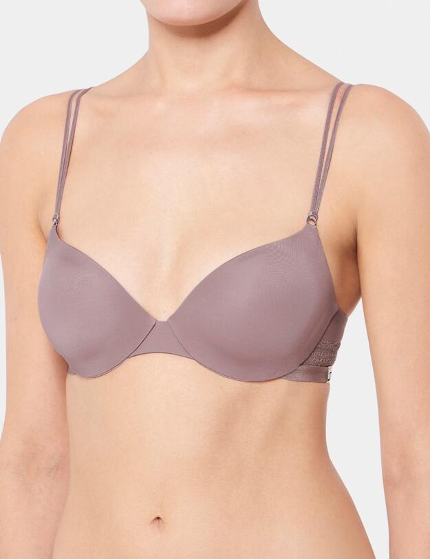10186018 Sloggi S Silhouette Underwired Padded Bra - 10186018 Foggy Mauve