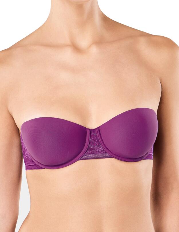 10186066 Sloggi Zero Lace Strapless Mulitway Bra - 10186066 Wild Cherry