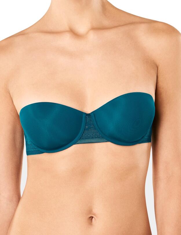 10186066 Sloggi Zero Lace Strapless Mulitway Bra - 10186066 Mystic Sea