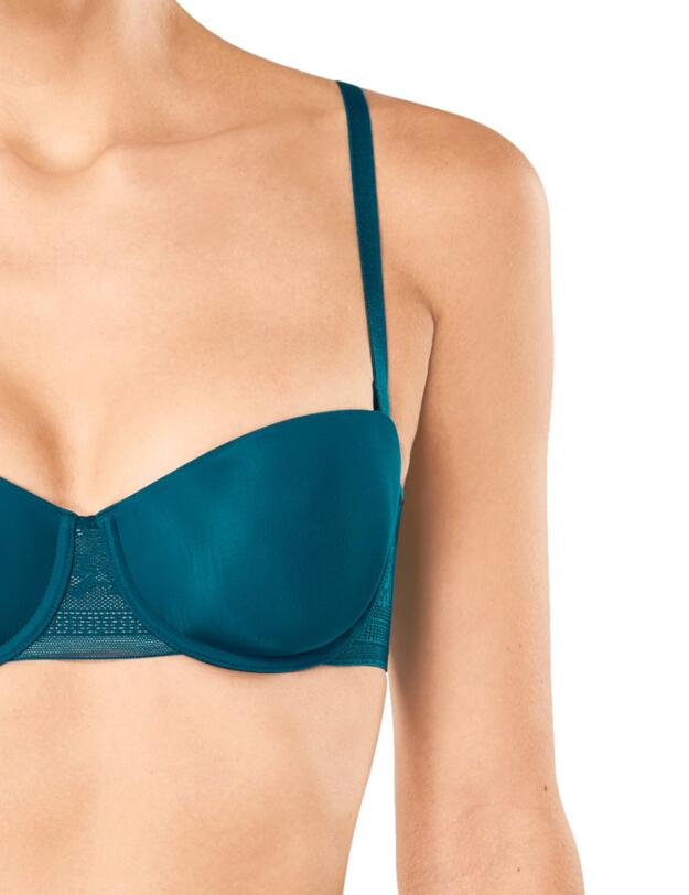 10186066 Sloggi Zero Lace Strapless Mulitway Bra - 10186066 Mystic Sea