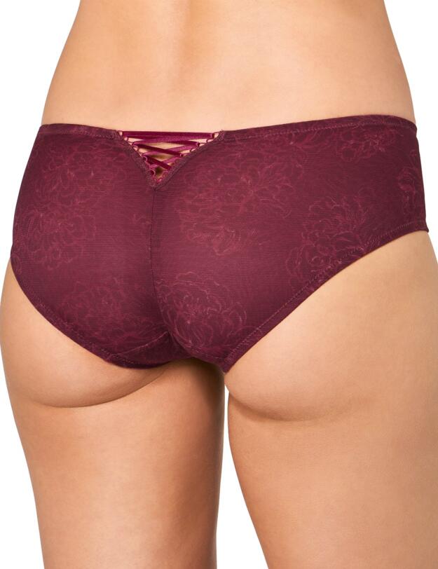 10191020 Triumph Sublime Florale Hipster Brief - 10191020 Bordeaux