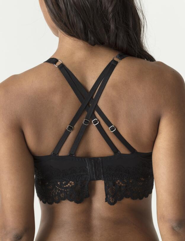 8000111 Prima Donna Myla Dalbesio Triangle Bra - 8000111 Black