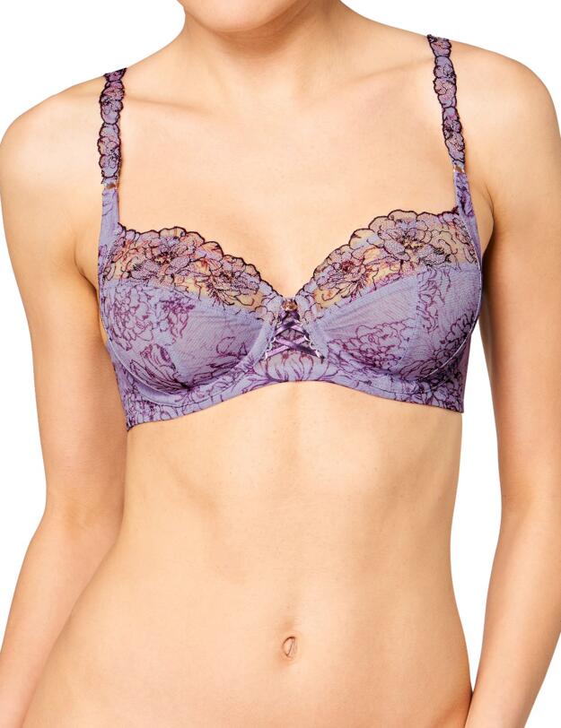 Triumph Sublime Florale Underwired Bra Lavender Grey