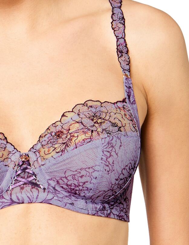Triumph Sublime Florale Underwired Bra Lavender Grey