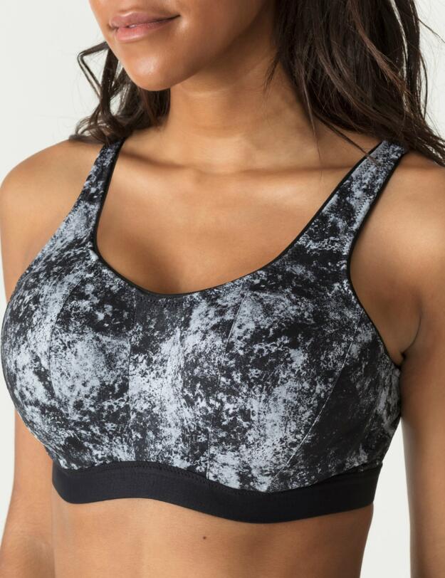8000116 Prima Donna Myla Dalbesio Padded Sports Bra - 8000116 Black