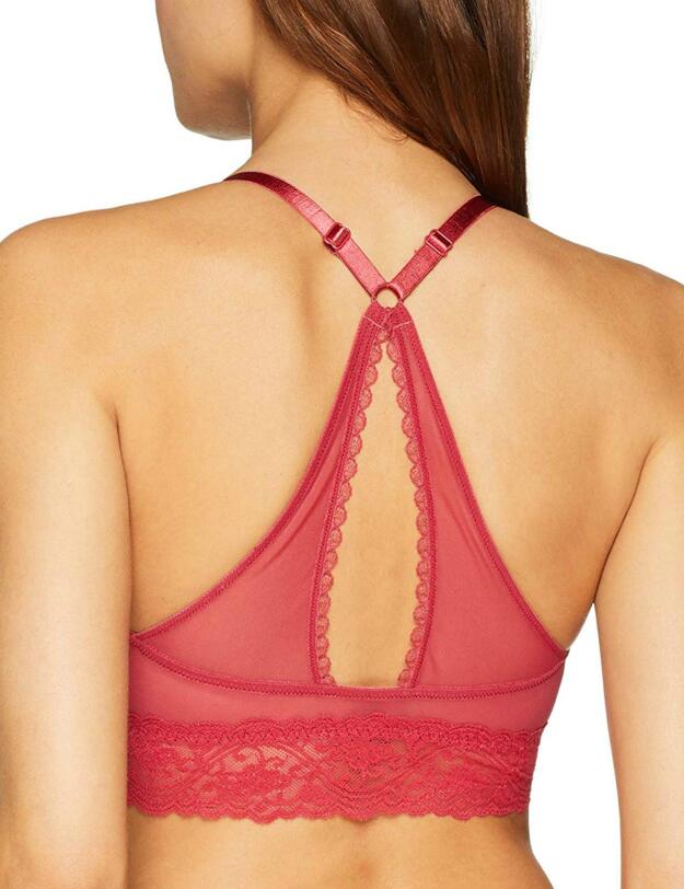 W06TI Wonderbra Sexy Bralette Triangle Bralette Bra - W06TI Raspberry