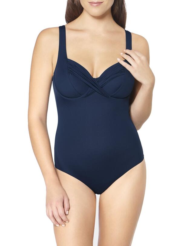 10195675 Triumph Venus Elegance Underwired Non-Padded Swimsuit - 10195675 Deep Water
