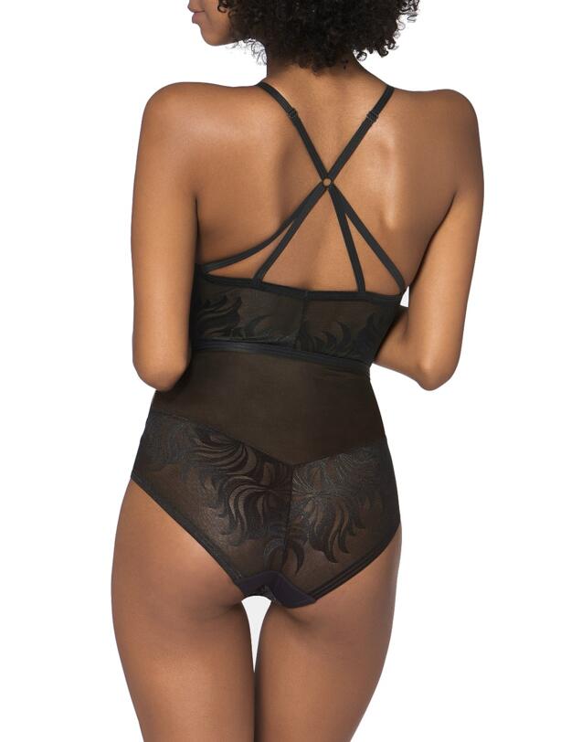 10199328 Triumph Palm Spotlight Bodysuit Body - 10199328 Black
