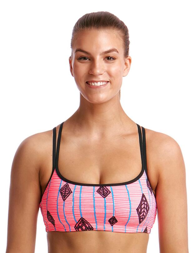 FS33L Funkita Ladies Criss Cross Bikini Top - FS33L02314 Flying High