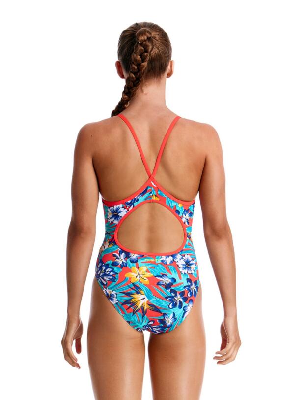 FS11G Funkita Girls Diamond Back One Piece Swimsuit - FS11G02303 Aloha From Hawaii