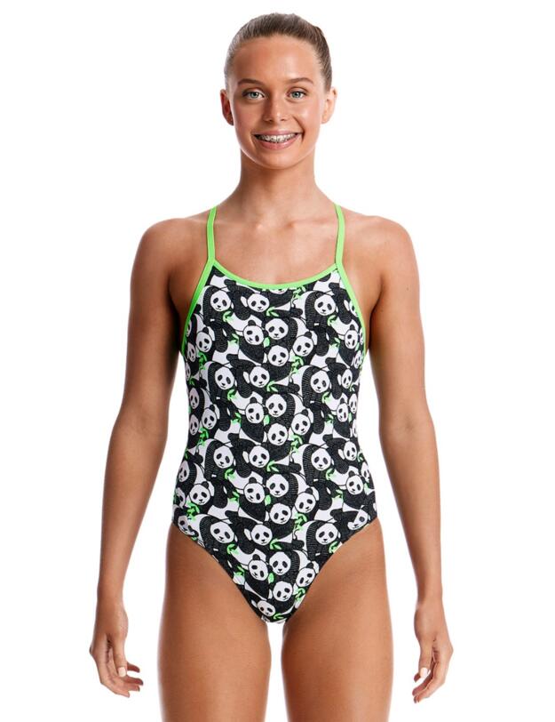 FKS033G Funkita Girls Eco Diamond Back One Piece Swimsuit - FKS033G02326 Pandaddy
