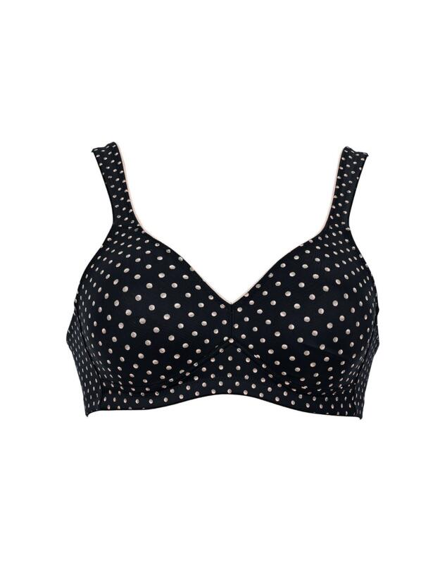 5644 Rosa Faia By Anita Twin Art Non-Wired Bra - 5644 Black