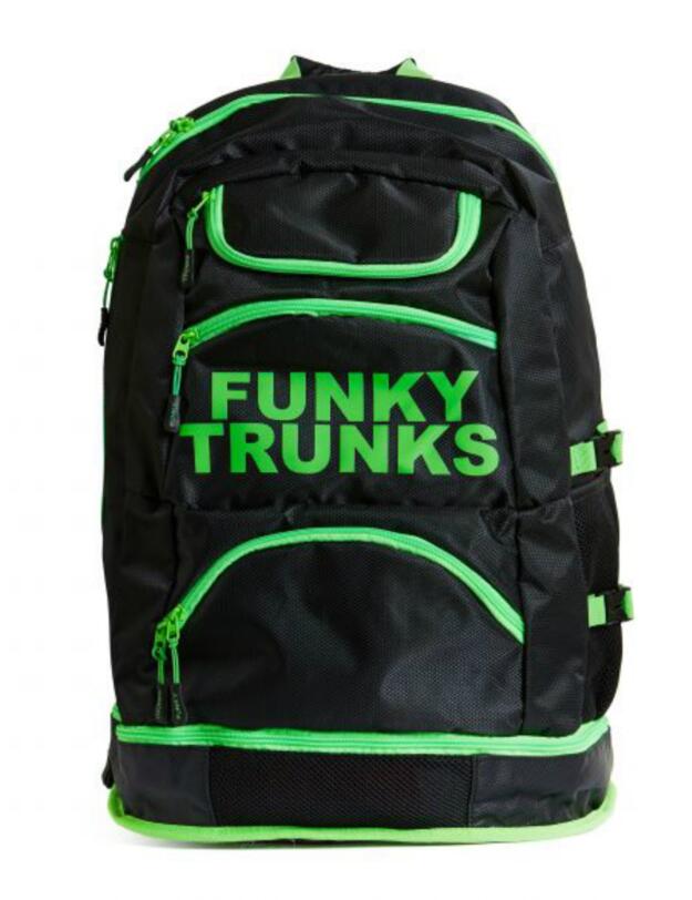 FTG003N Funky Trunks Accessories Elite Squad Backpack - FTG003N01893 Lime Light