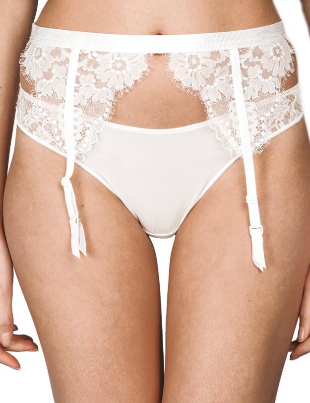 17570 Maison Lejaby Oui Lejaby Suspender Belt - 17570 Ivory (Lys)