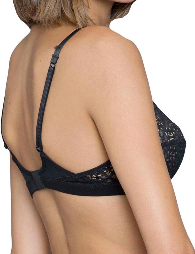 17833 Maison Lejaby Air Du Temps 1930 Full Cup Bra - 17833 Noir (Black)