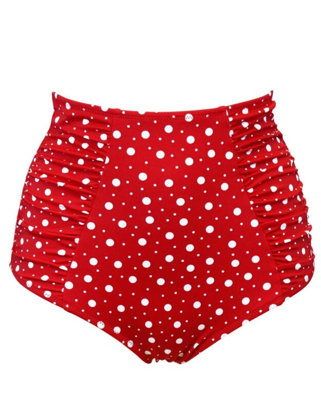 14305 Pour Moi Mini Maxi Super High Waist Brief - 14305 Red