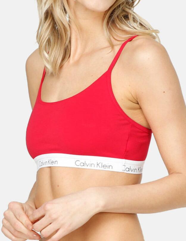 000QF1536 Calvin Klein Empower Bralette - QF1536 Red