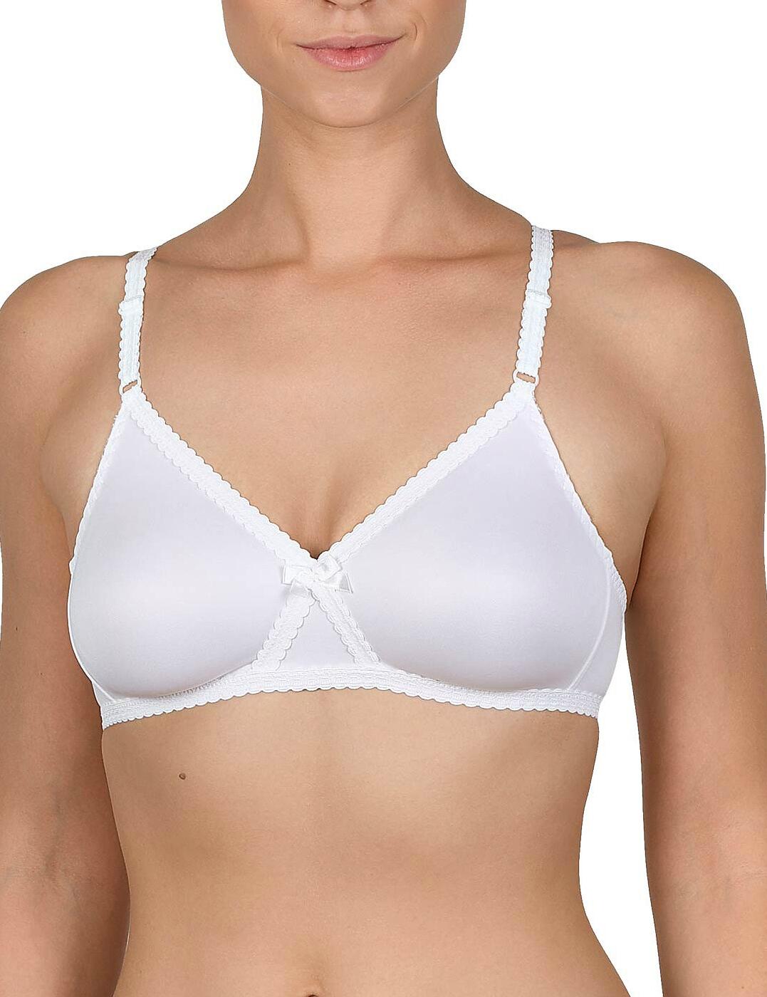 Naturana Moulded Soft Cup Bra White