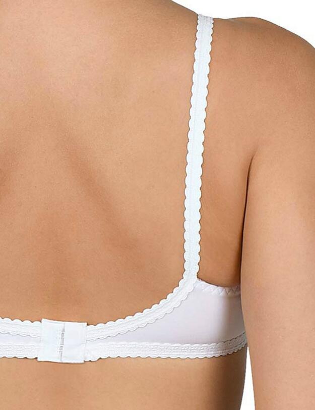Naturana Moulded Soft Cup Bra White