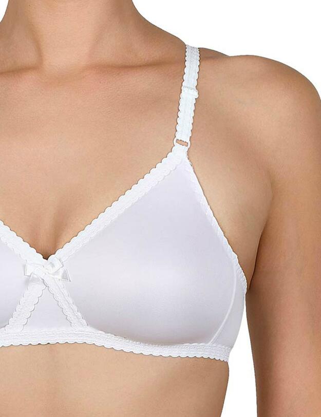 Naturana Moulded Soft Cup Bra White