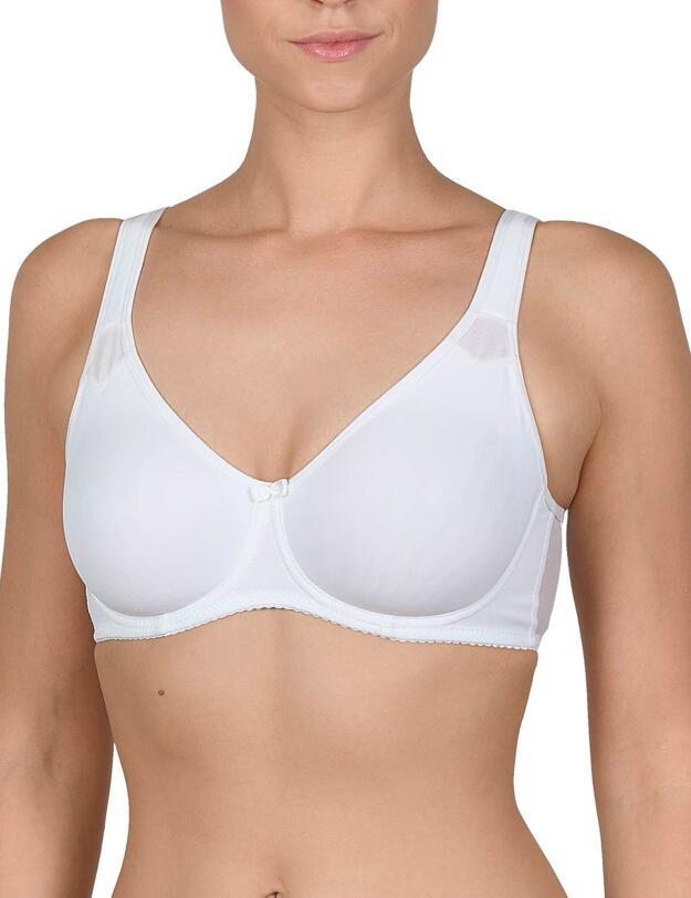 7275 Naturana Moulded Underwired Full Cup Bra - 7275 White