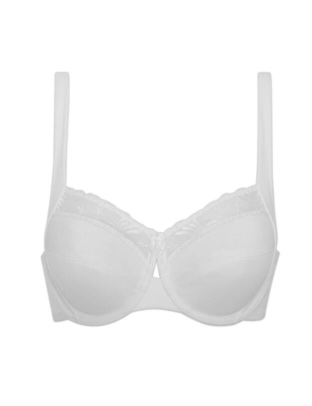 87509 Naturana Non-Padded Underwired Bra - 87509 White