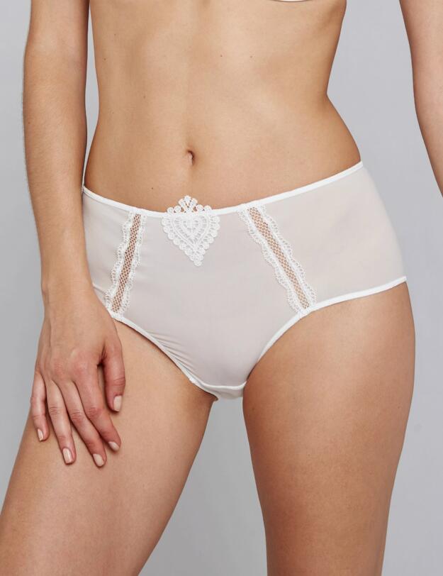 G61464 Maison Lejaby Attrape-Coeur Full Briefs - G61464 Ivory