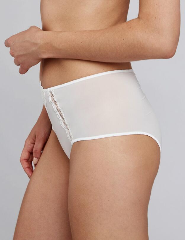 G61464 Maison Lejaby Attrape-Coeur Full Briefs - G61464 Ivory