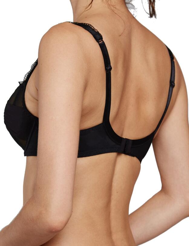 G61437 Maison Lejaby Elixir Attrape-Coeur 3 Part Bra - G61437 Noir
