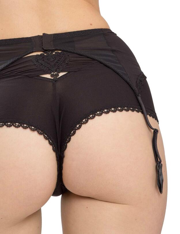 G61470 Maison Lejaby Attrape Coeur Garter Belt - G61470 Noir