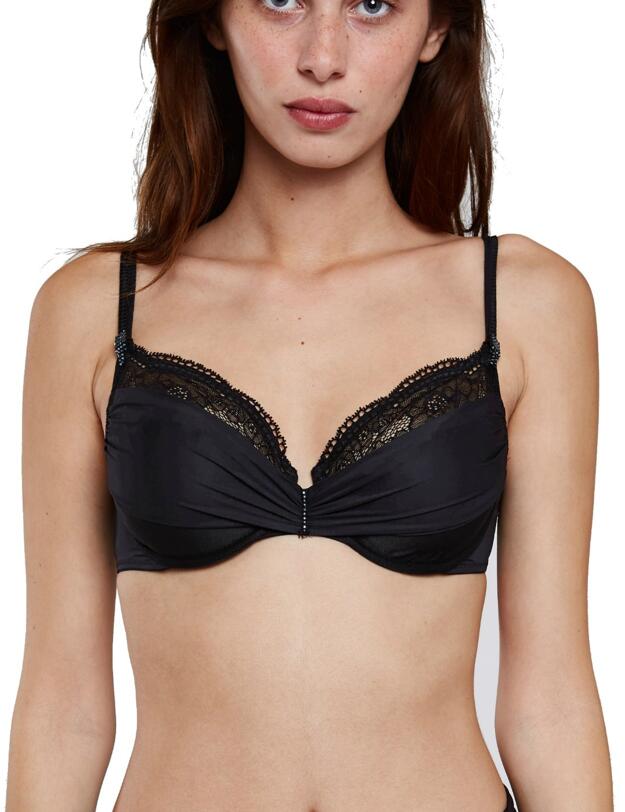 08733 Maison Lejaby Crystal Full Cup Bra - 08733 Noir