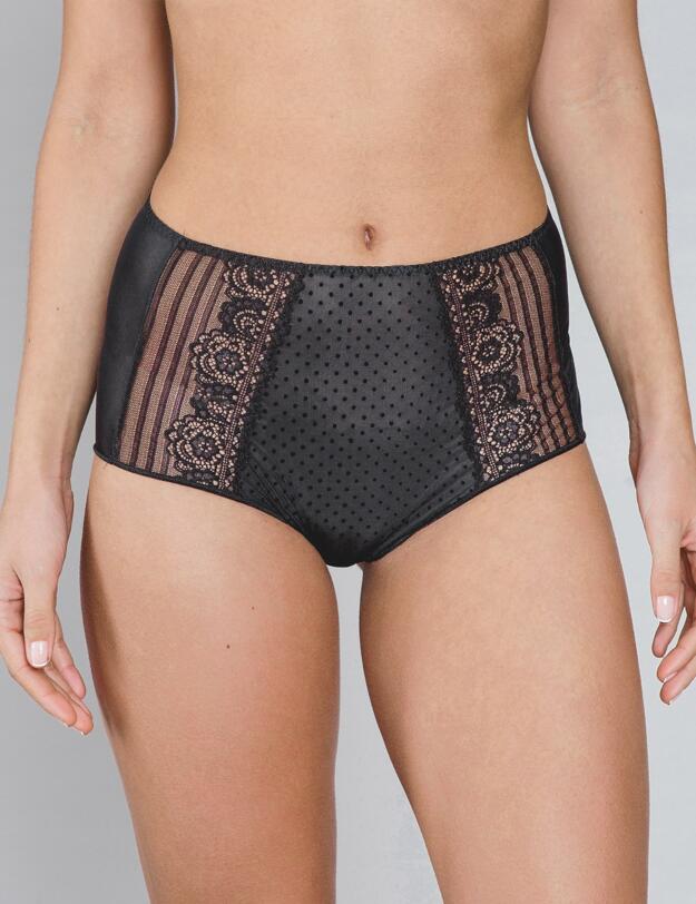 G61764 Maison Lejaby Velvet Full Brief - G61764 Noir