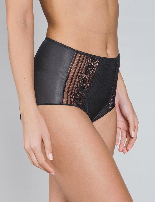G61764 Maison Lejaby Velvet Full Brief - G61764 Noir