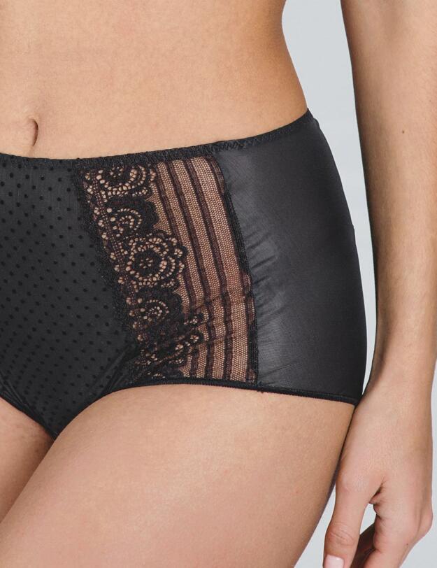 G61764 Maison Lejaby Velvet Full Brief - G61764 Noir