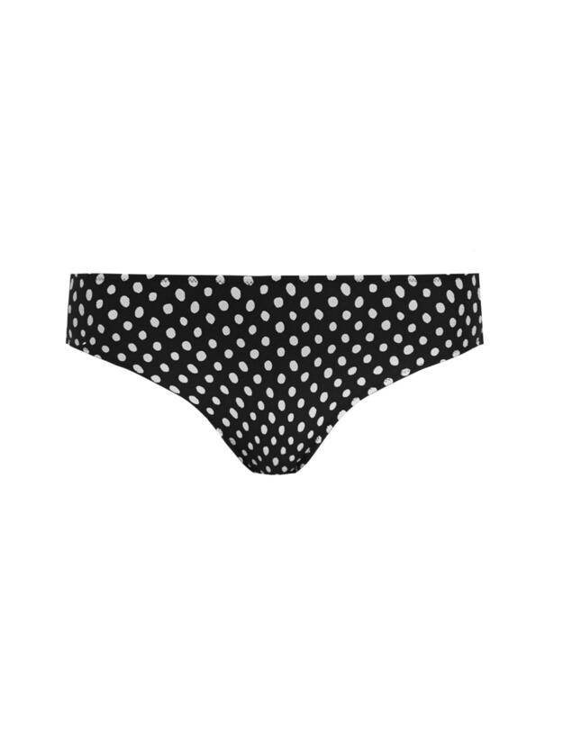 6725 Fantasie Santa Monica Mid Rise Brief - 6725 Black/White
