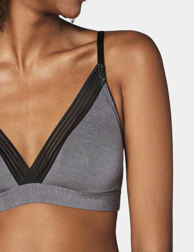 10198129 Sloggi WOW Embrace Bralette Bra - 10198129 Black/Combination
