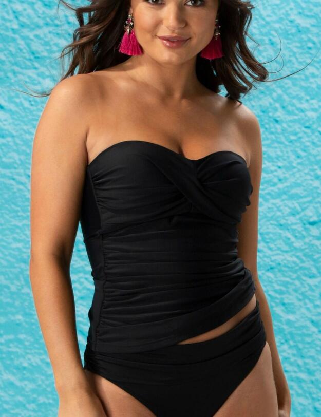 15210 Pour Moi Santa Monica Removable Straps Tankini Top - 15210 Black