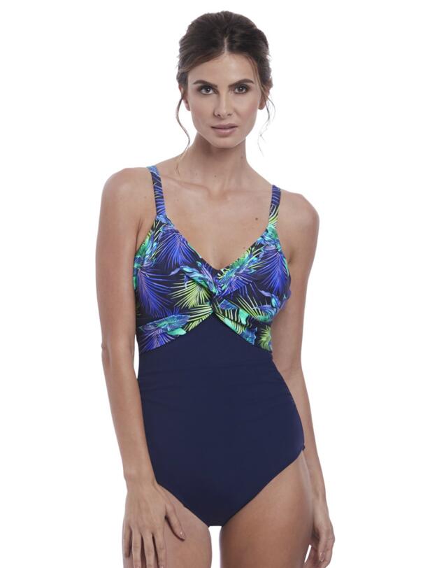6738 Fantasie Coconut Grove Twist Front Swimsuit - 6738 Ink