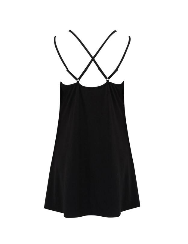 7616 Pour Moi Sofa Love Double Strap Chemise - 7616 Black