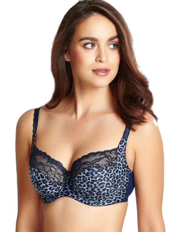 6951 Panache Jasmine Balcony Bra - 6951 Animal Navy